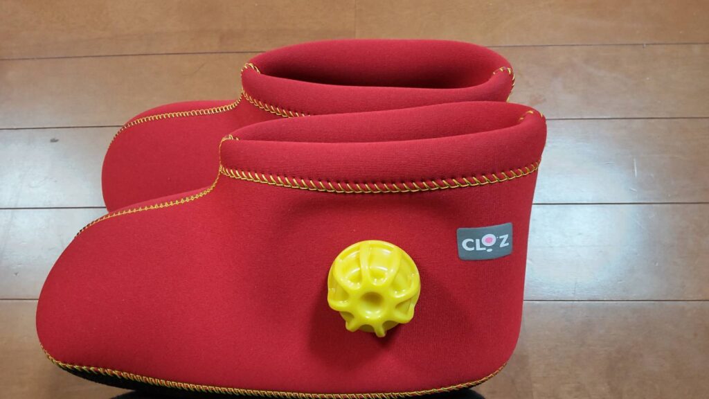 クロッツ　足用　湯たんぽ　赤